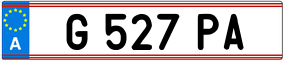 Truck License Plate